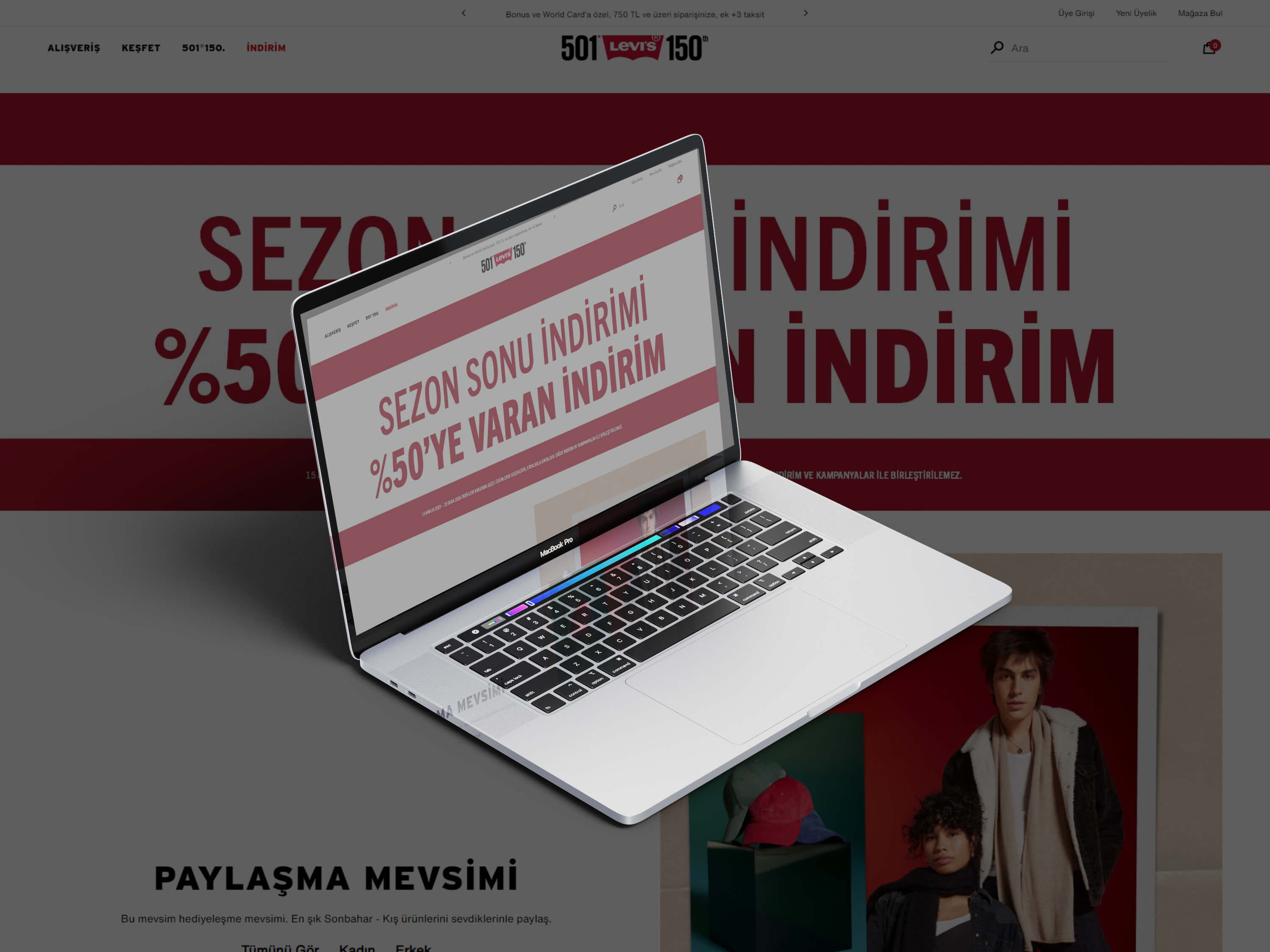 Levis E-Commerce - I Coded The Website